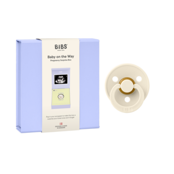 Bibs Coffret cadeau « Bébé en route » suce en latex size 1 - Ivory