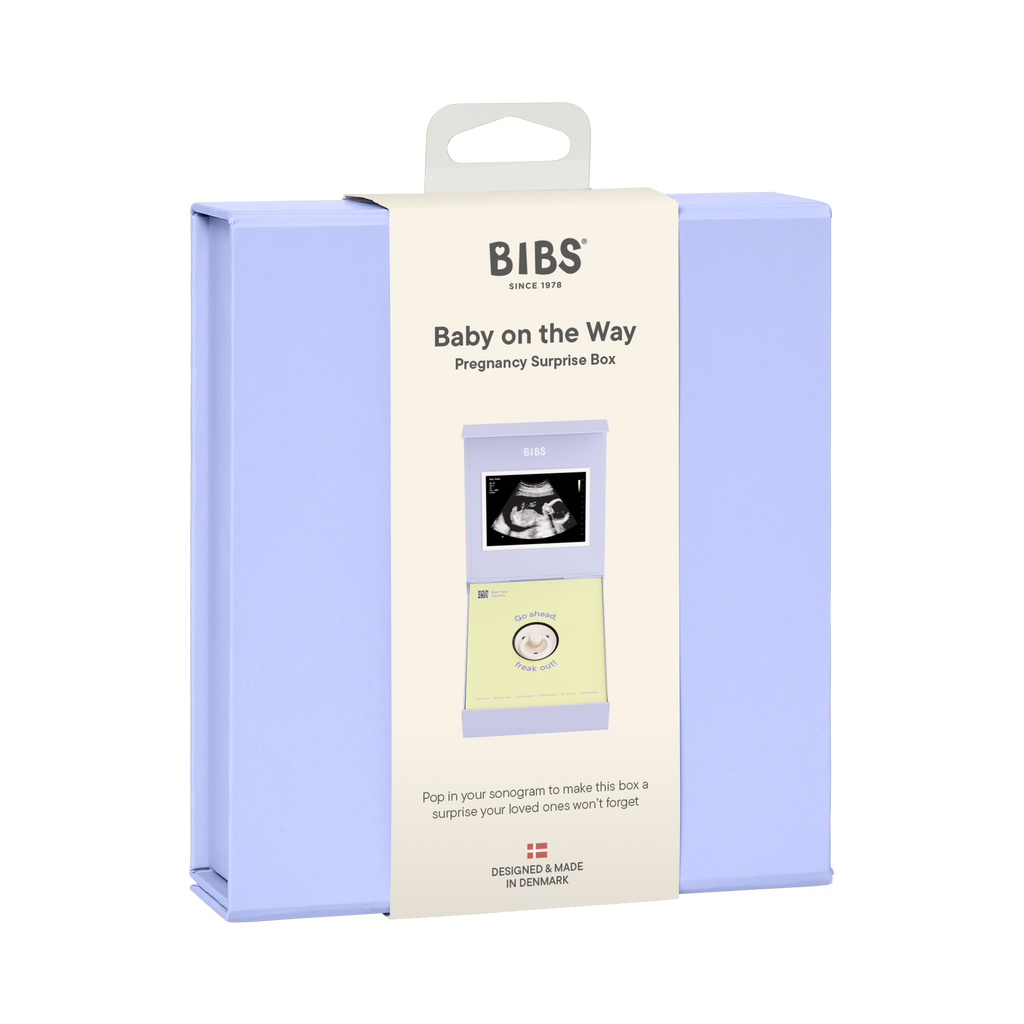 Bibs Gift Set Baby on the Way latex size 1 - Ivory