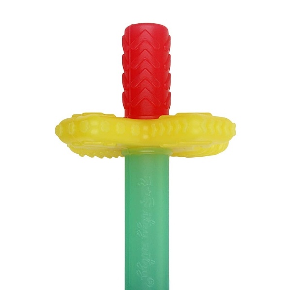 Itzy Ritzy Teensy tubes - Silicone teething chew tube - Rainbow