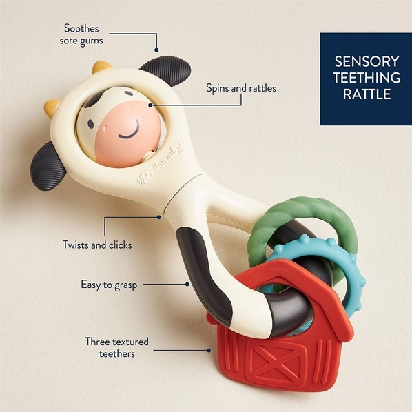Itzy Ritzy Itzy spinner - Sensory teething rattle