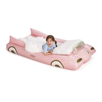 FUNBOY Pink Convertible Kids Sleepover Air Mattress