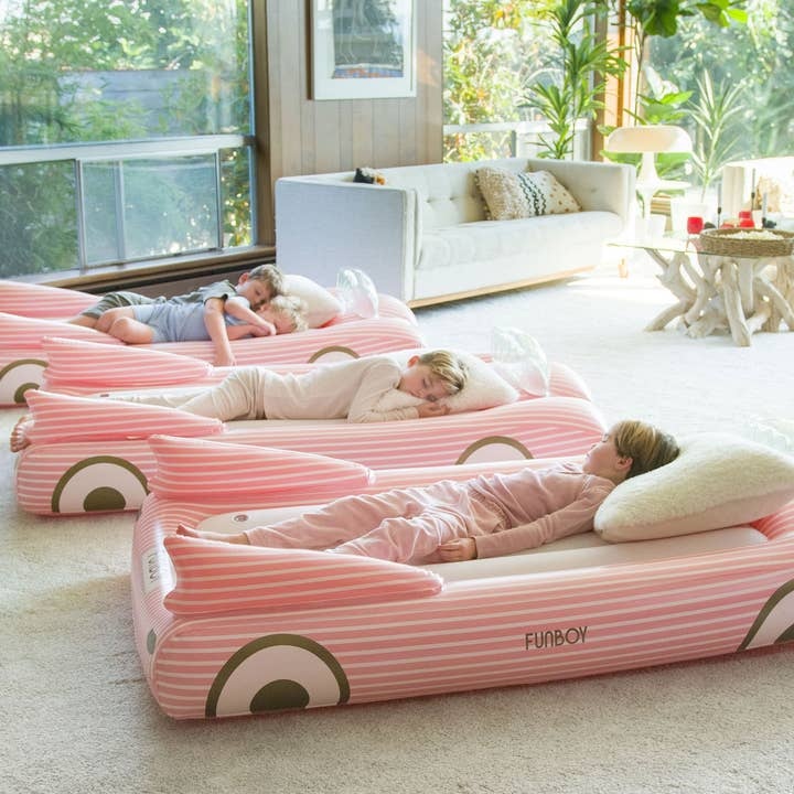 FUNBOY Matelas gonflable - Auto convertible rose
