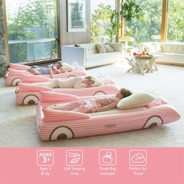 FUNBOY Matelas gonflable - Auto convertible rose