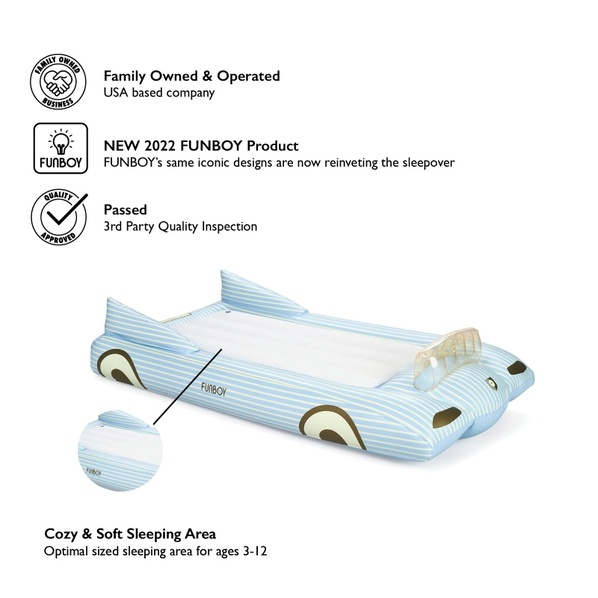 FUNBOY Matelas gonflable - Auto convertible bleu