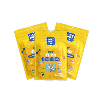 The Natural Patch co. Autocollant anti-puces pour animaux de compagnie (paquet de 24)