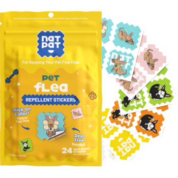 The Natural Patch co. Pet flea repellent stickers (pack of 24)