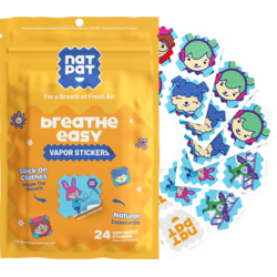 The Natural Patch co. Breathe easy stickers (pack of 24)