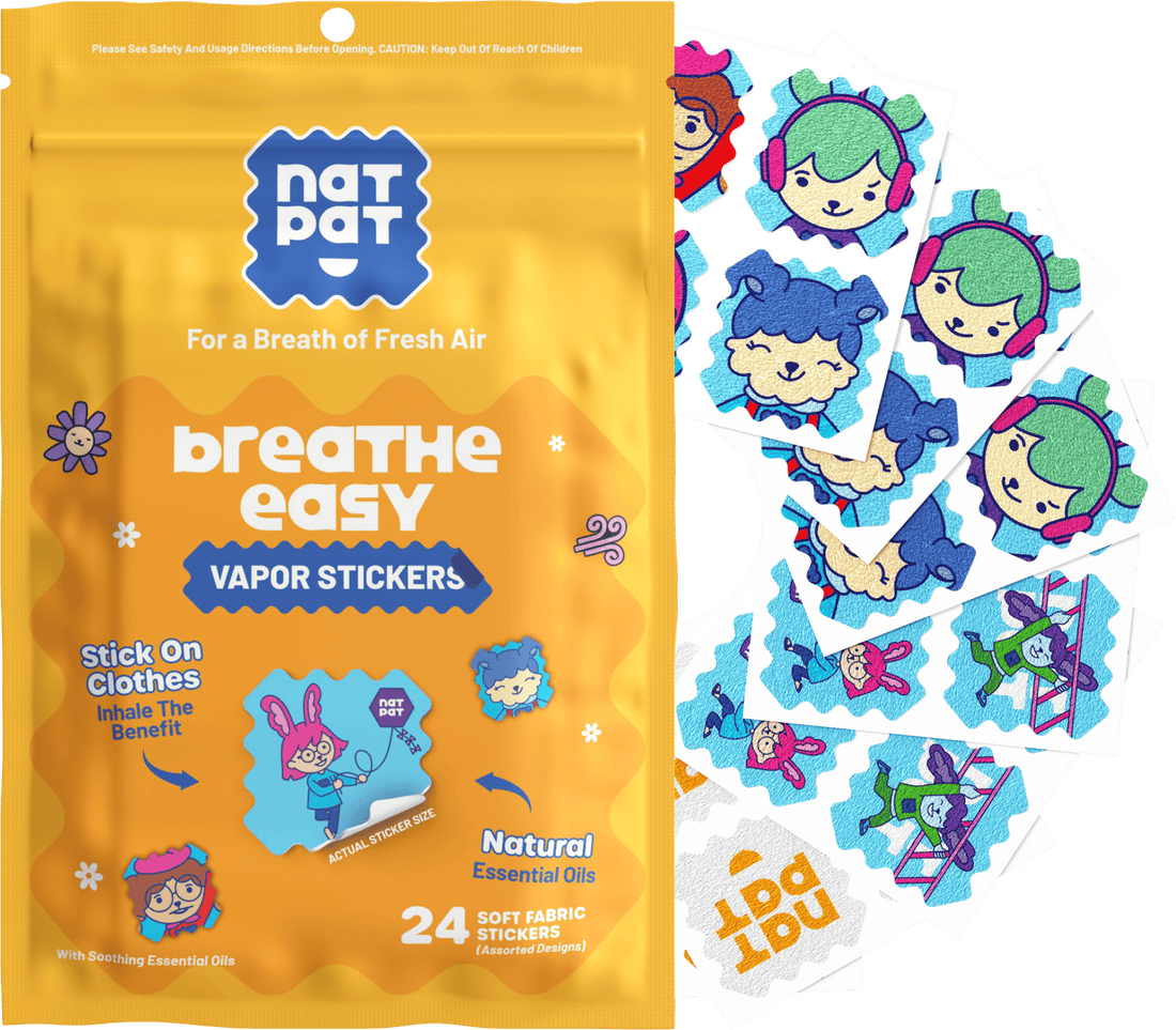 The Natural Patch co. Autocollant pour soulager la congestion nasale (paquet de 24)