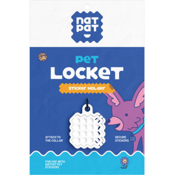 The Natural Patch co. Médaillon pour animaux de compagnie - Pour autocollant NATPAT