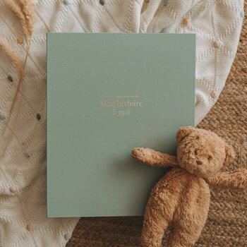 Le Petit Tableau Noir Livre de bébé - Sauge et or