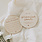 Le Petit Tableau Noir Pastille de bois - Naissance - Reversible