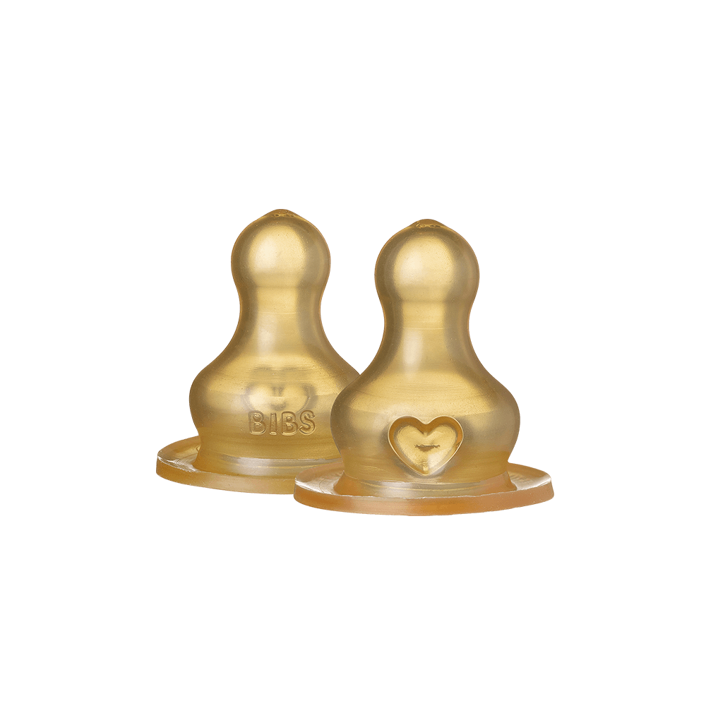 Bibs Tétine en latex (Paquet de 2) - Débit medium (medium flow)