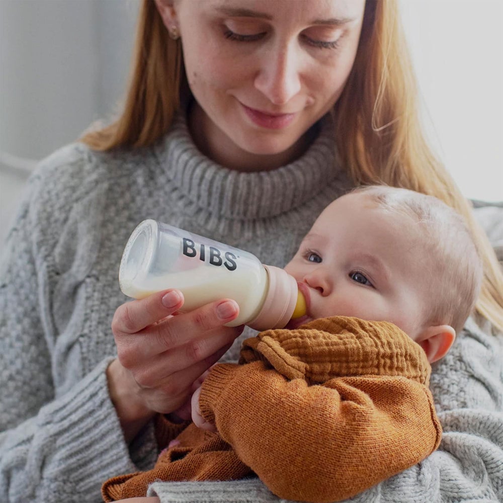Bibs Bouteille en verre 225ml - Blush