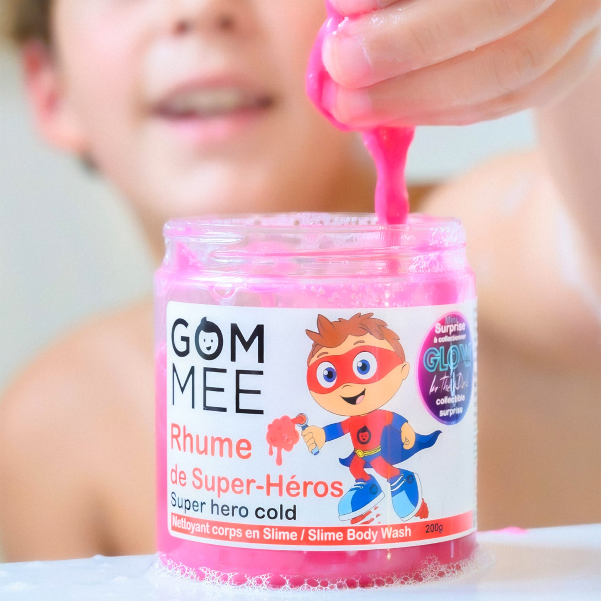 Gom-Mee Nettoyant slime - Rhume de super-héros 200g