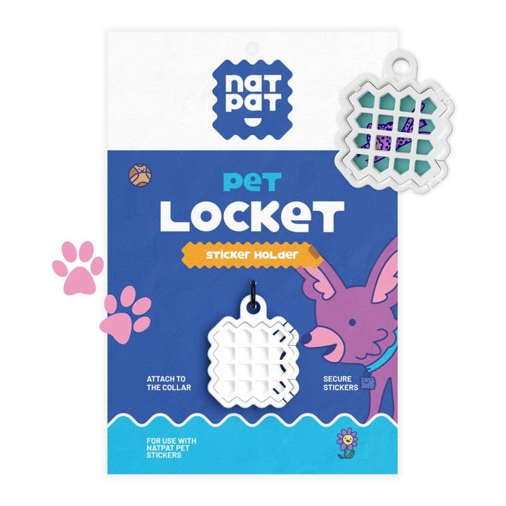 The Natural Patch co. Médaillon pour animaux de compagnie - Pour autocollant NATPAT