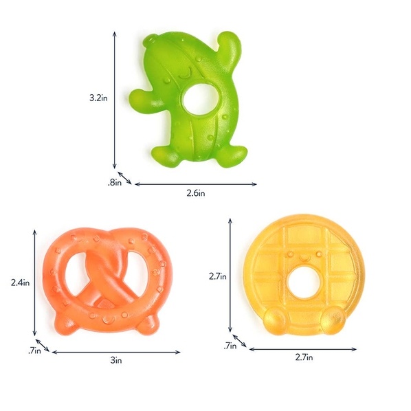 Itzy Ritzy Water filled teething toy - Silly food