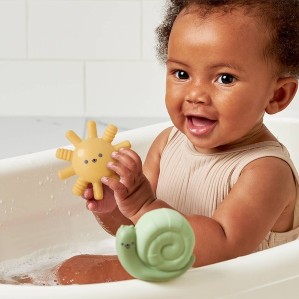 Itzy Ritzy Itzy squirt 4-Pack of Soft Bath Toys
