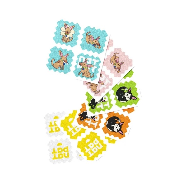 The Natural Patch co. Autocollant anti-puces pour animaux de compagnie (paquet de 24)