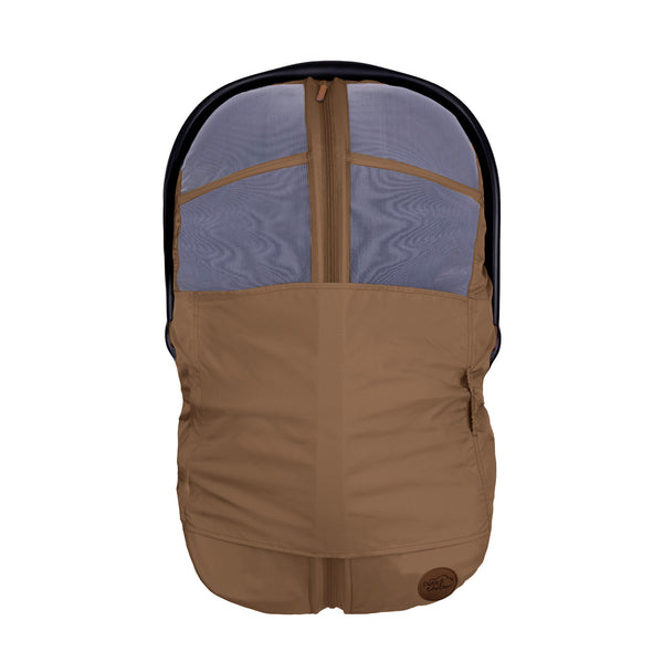 Petit Coulou Housse d'été pour siège d'auto - Noisette (Protection UV)