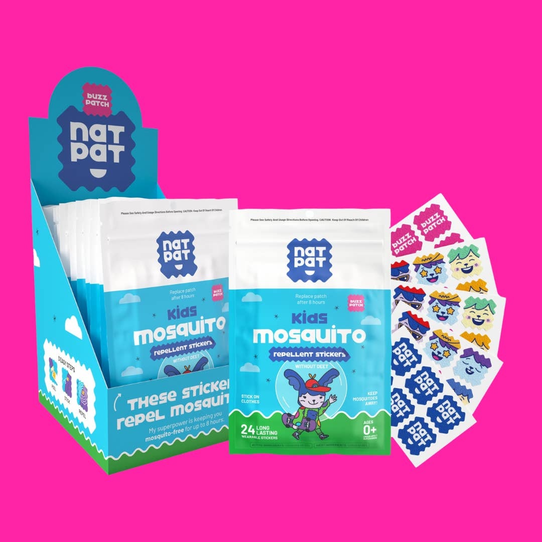 The Natural Patch co. mosquito repellent stickers