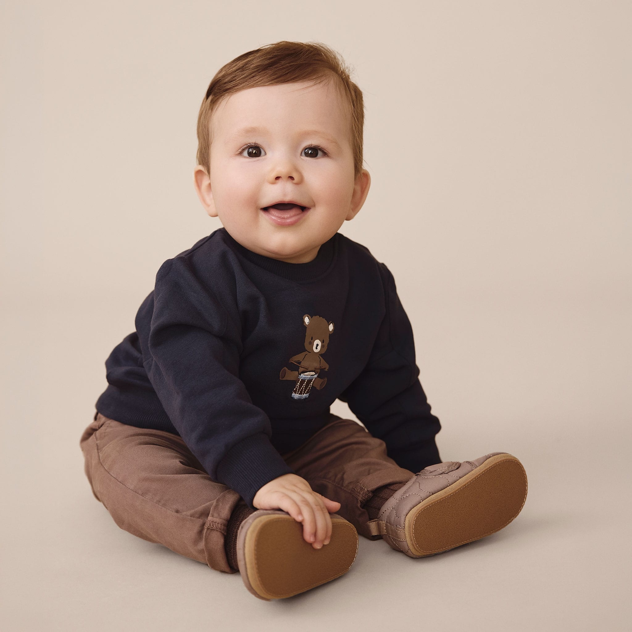 En-fant Sweatshirt ''oversize'' ourson - Parisian night