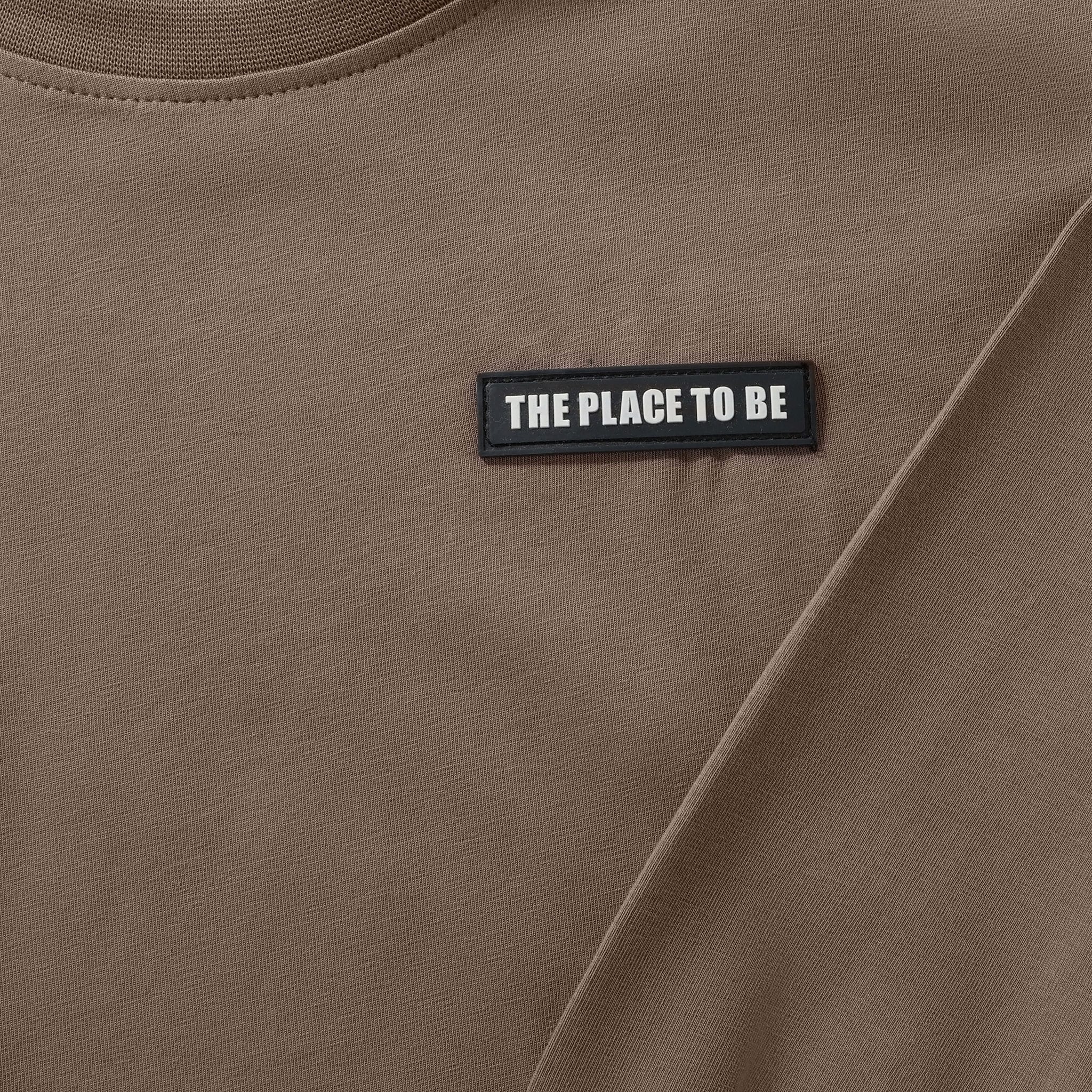 En-fant Chandail manche longue ''The place to be'' - Pine bark