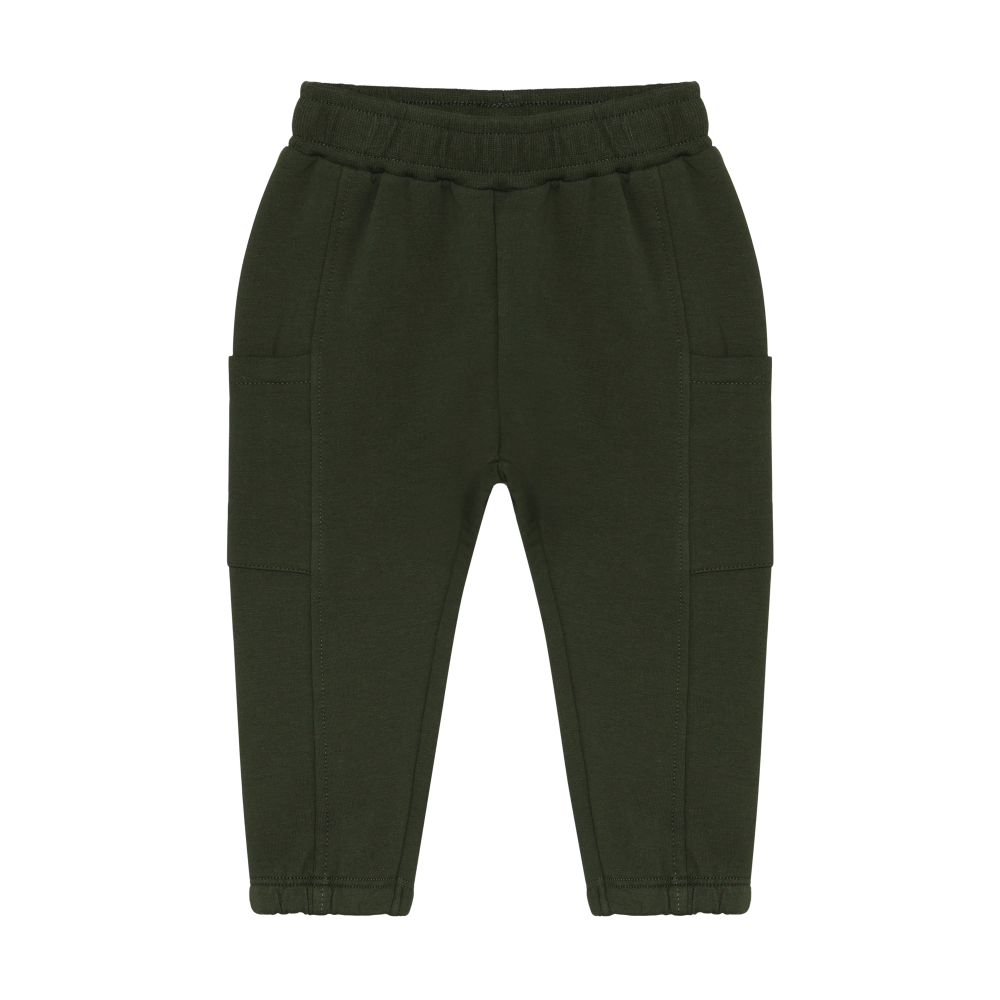 En-fant Pantalon jogging cargo - Kombu green
