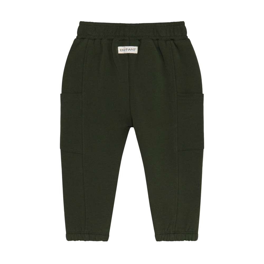En-fant Pantalon jogging cargo - Kombu green