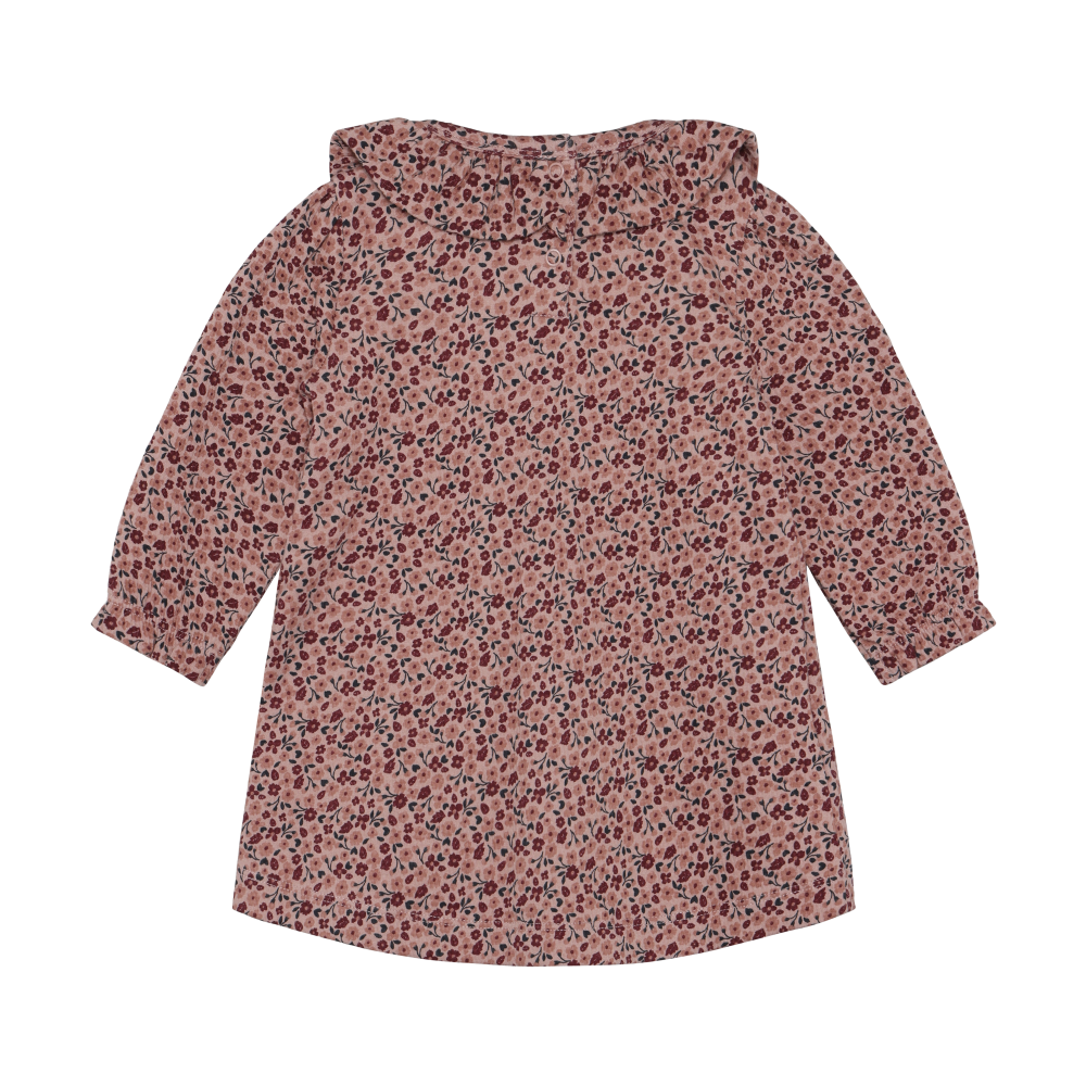 En-fant Robe imprimé de fleurs - Adobe rose