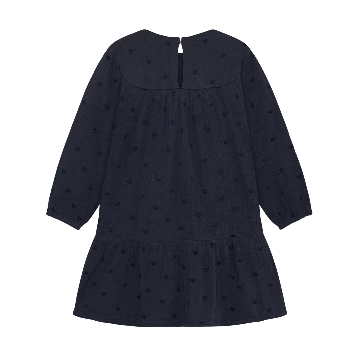 En-fant Robe manches longues tissé coeur - Parisian night
