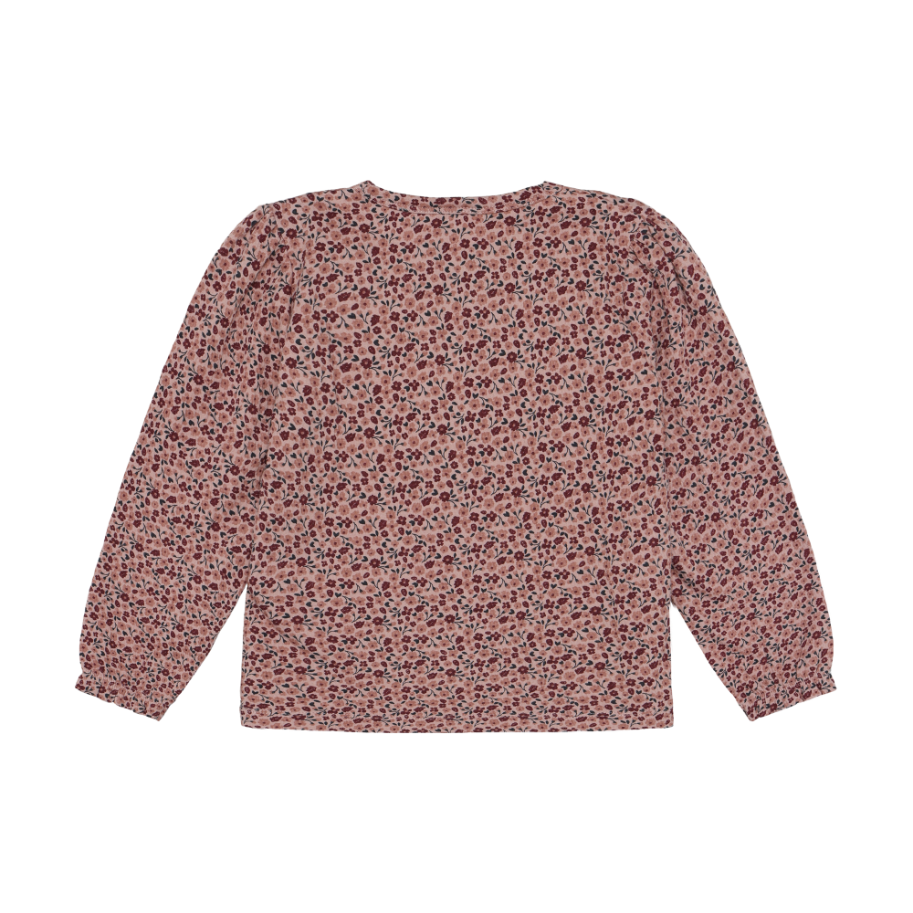 En-fant Chandail manches longues imprimés fleurs - Adobe rose