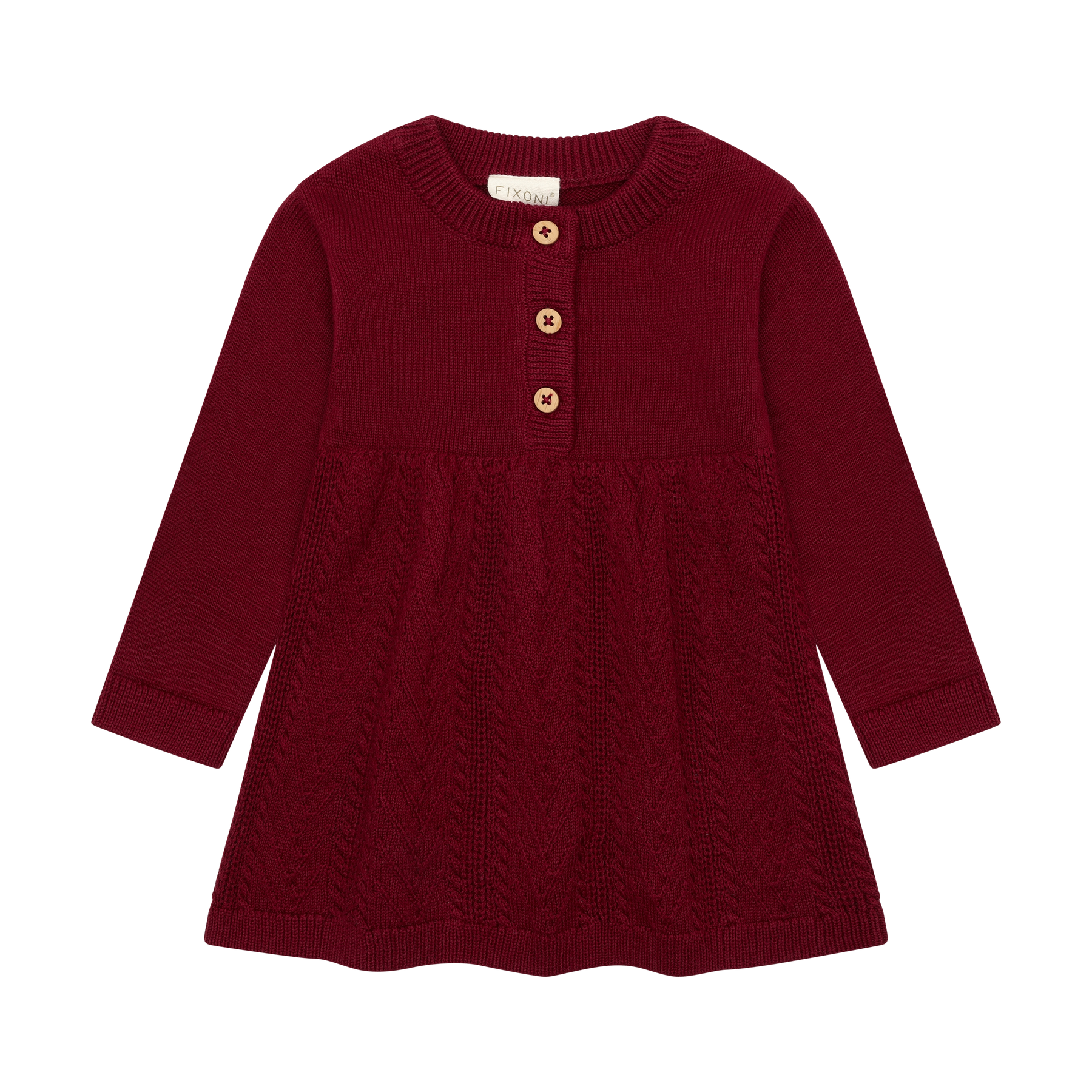 Fixoni Robe tricot - Tibetan red