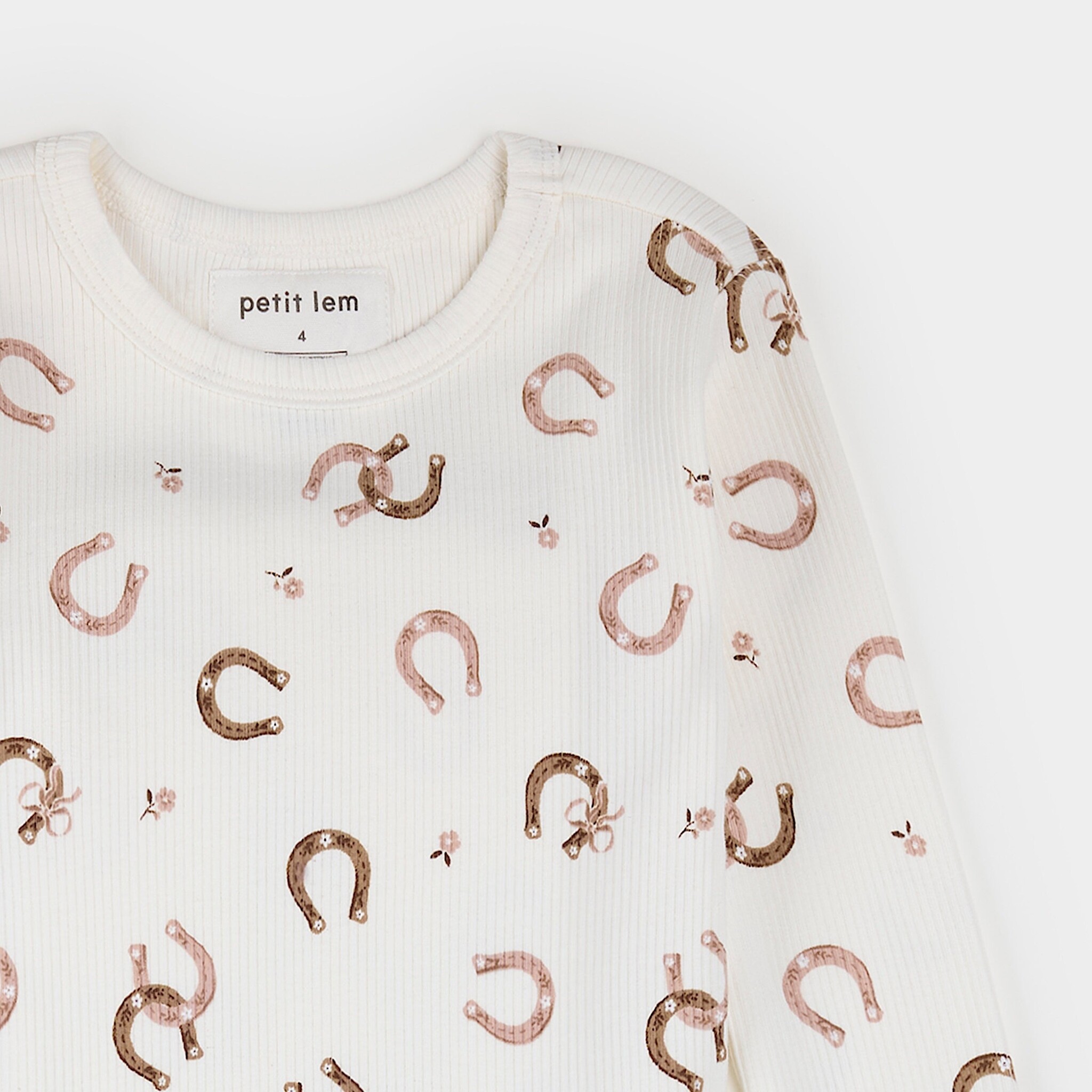 Petit Lem Ensemble pyjamas fer à cheval - Beige