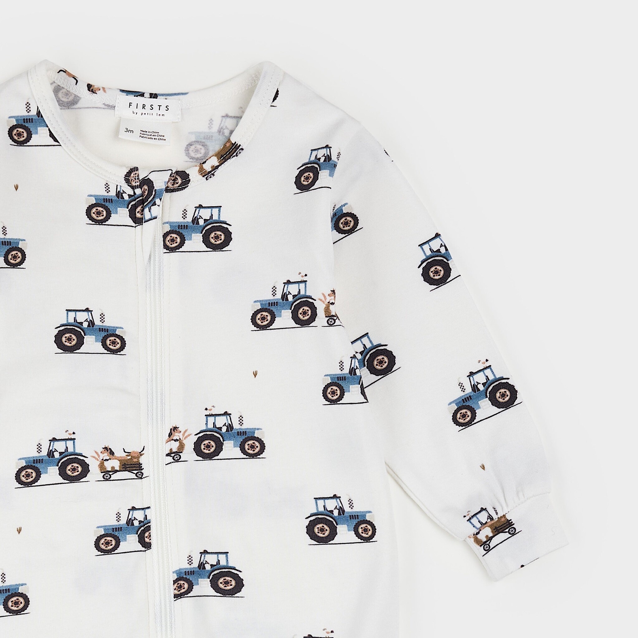 Petit Lem Dormeuse Tractor - Off white