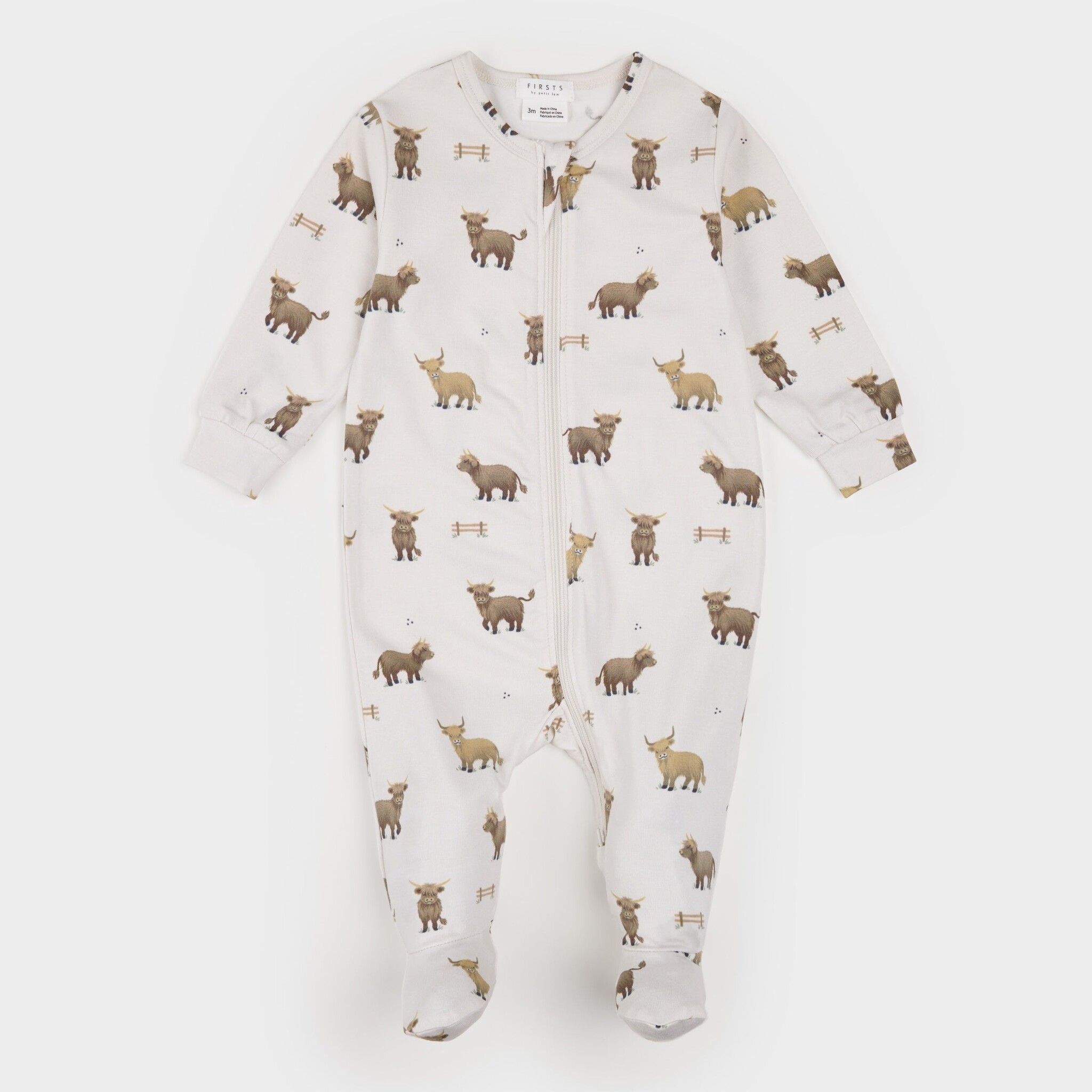 Petit Lem Dormeuse vache - Beige