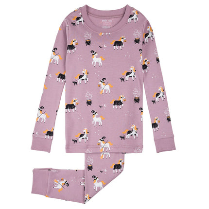 Petit Lem Ensemble pyjamas Licorne Halloween - Dusty Purple
