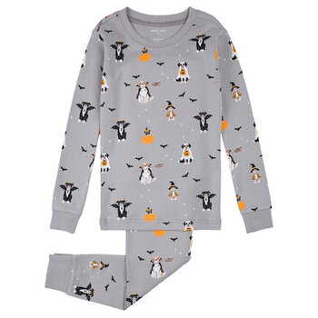 Petit Lem Ensemble pyjamas Chien Halloween - Medium Grey