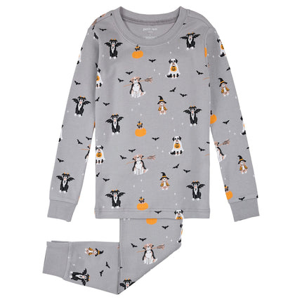 Petit Lem Ensemble pyjamas Chien Halloween - Medium Grey