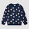 Miles the label Chandail bleu marine à imprimé bouledogues