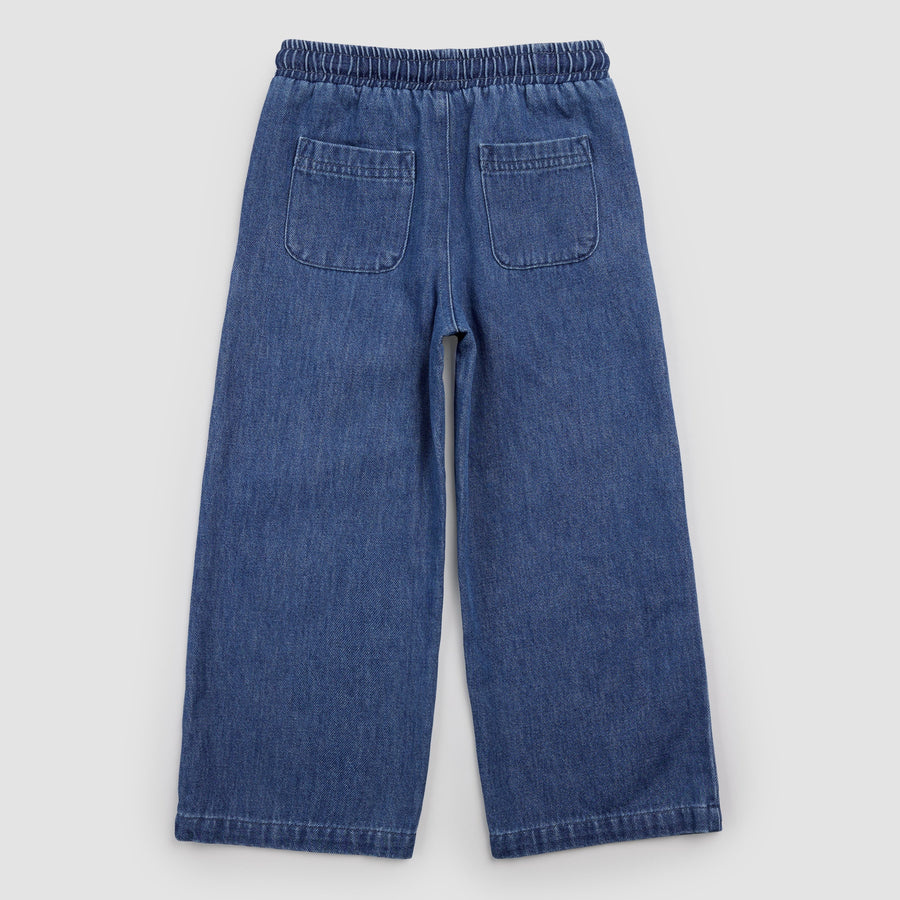 Miles the label Pantalon à jambe large en denim pour fille