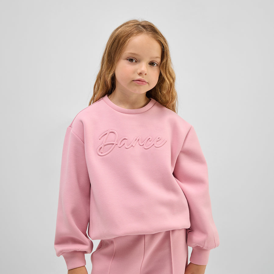 Miles the label Chandail rose en relief - Dance