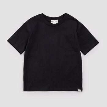 Miles the label Black Miles Basics Pocket Tee