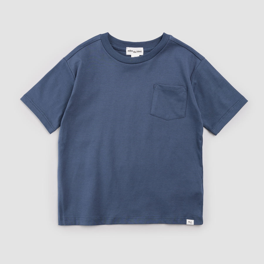Miles the label T-shirt « Miles Basiques » bleu
