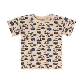 minymo T-shirt imprimé de machinerie