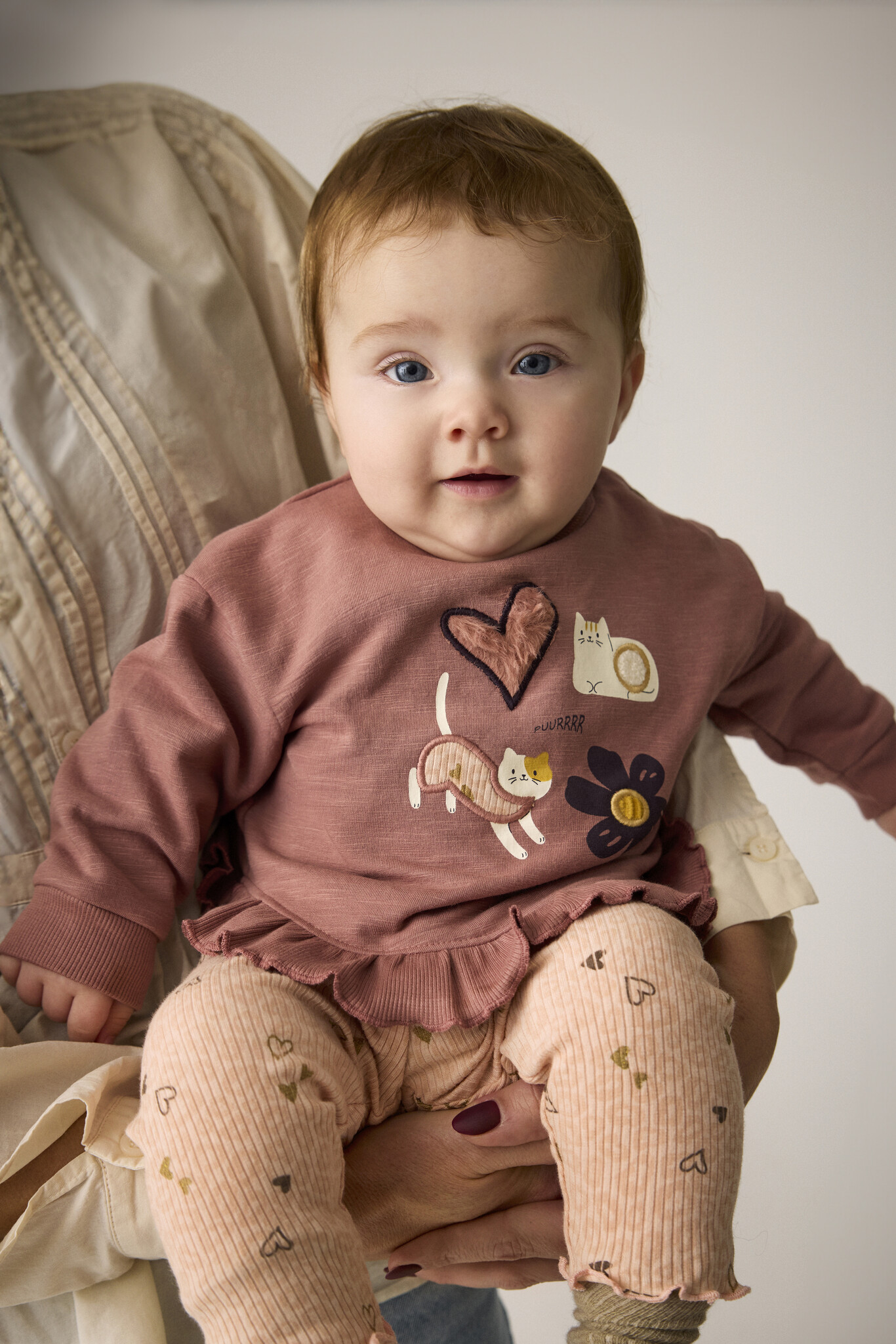 minymo Sweatshirt chat - Burlwood
