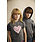 minymo T-shirt délavé coeur en séquin réversible - Iron oxide