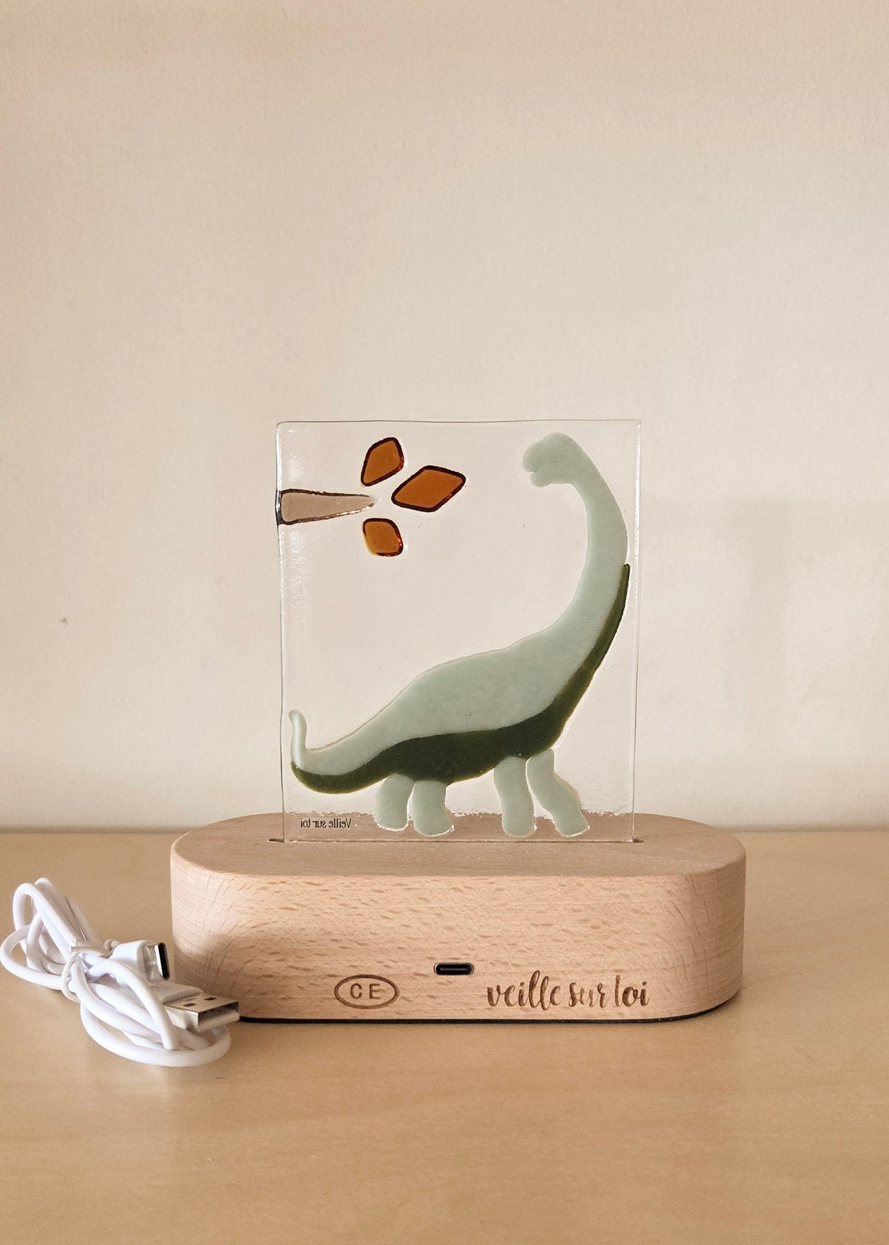 Veille Sur Toi Lampe de table - Jonathan le disonaure