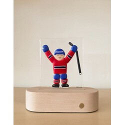 Veille Sur Toi Lampe de table - Joueur de Hockey