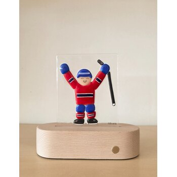 Veille Sur Toi Lampe de table - Joueur de Hockey