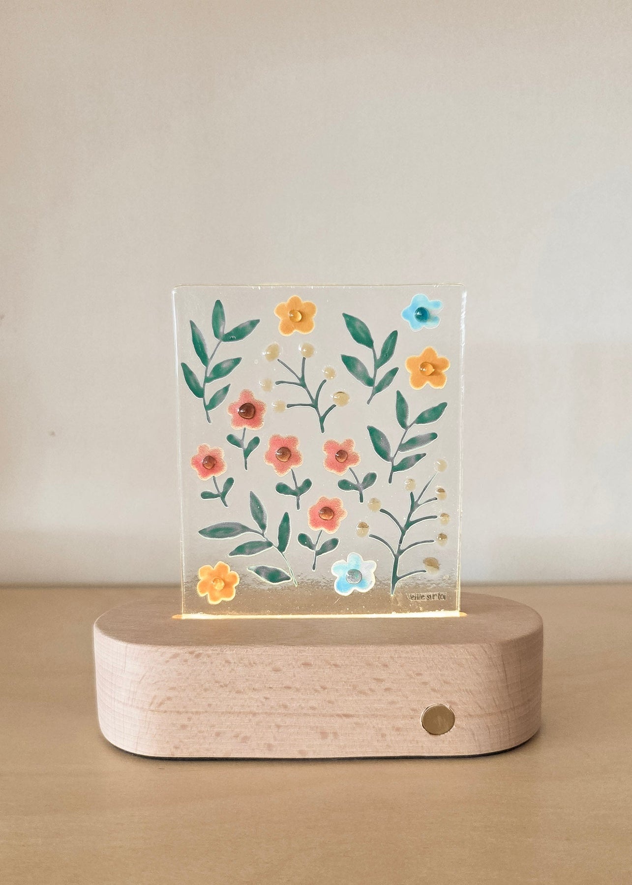Veille Sur Toi Lampe de table - Fleurs des champs